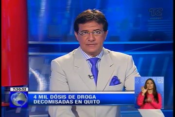 4 mil dósis de droga decomisadas en Quito