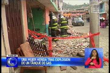 Explosión de tanque de gas en Quito