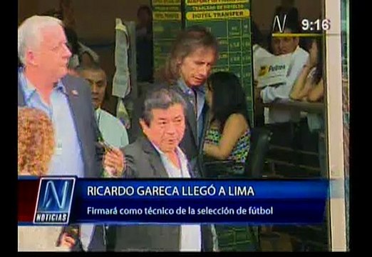 Ricardo Gareca llegó a Lima para firmar contrato con la FPF