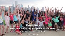 Sam and Nina's Flash Mob Marriage Proposal in Chicago