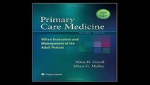 Primary Care Medicine Office Evaluation and Management of the Adult Patient (Primary Care Medicine)