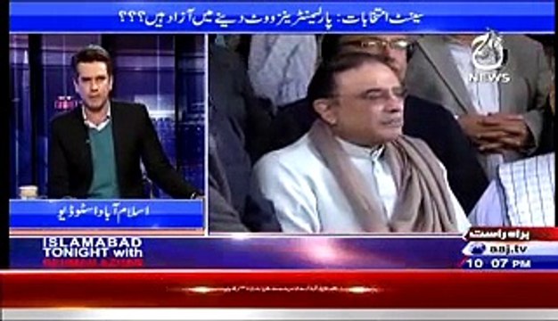 Islamabad Tonight With Rehman Azhar (Senate Election Parliamentarian Vote Dene Mein Azad Hai ) – 2nd March 2015
