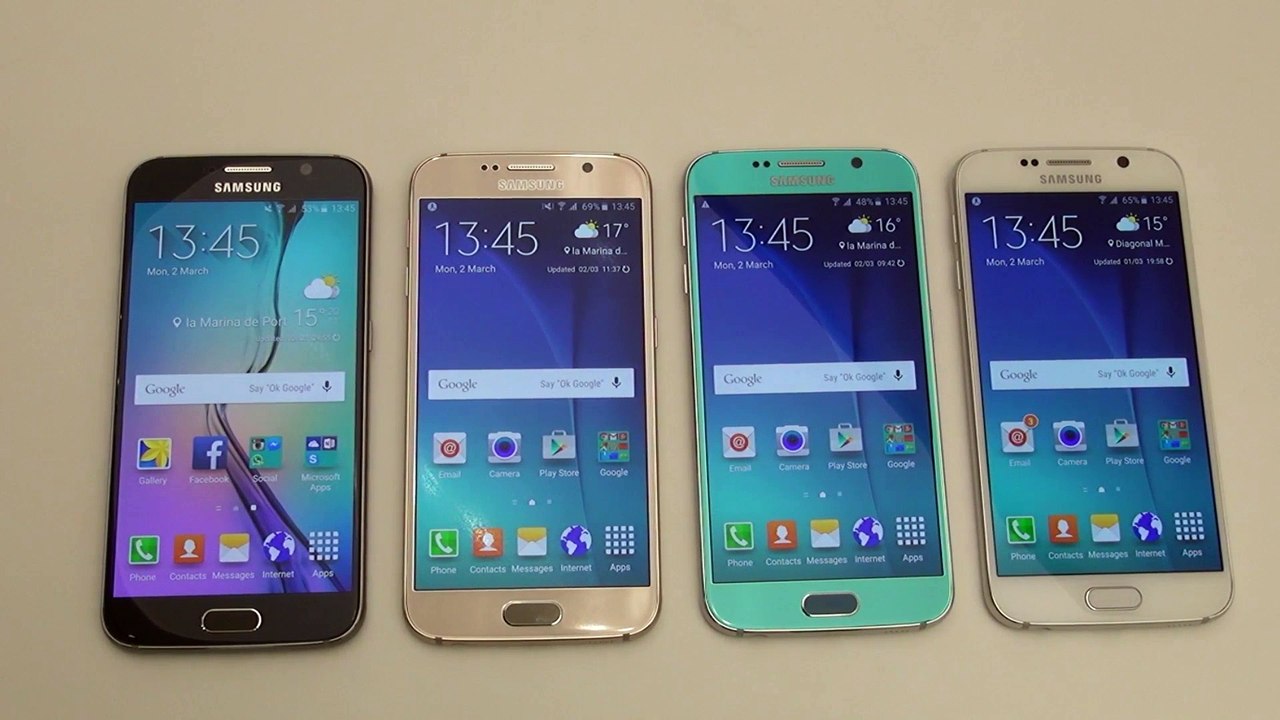 Samsung Galaxy S6 alle Farben | all colours