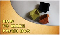 BOX - ORIGAMI | HOW TO MAKE PAPER BOX | TRADITIONAL PAPER TOY