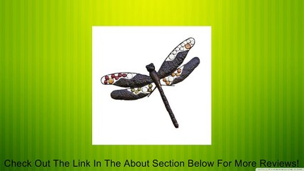 Ancient Graffiti Round Glass Dragonfly Wall Mount Review