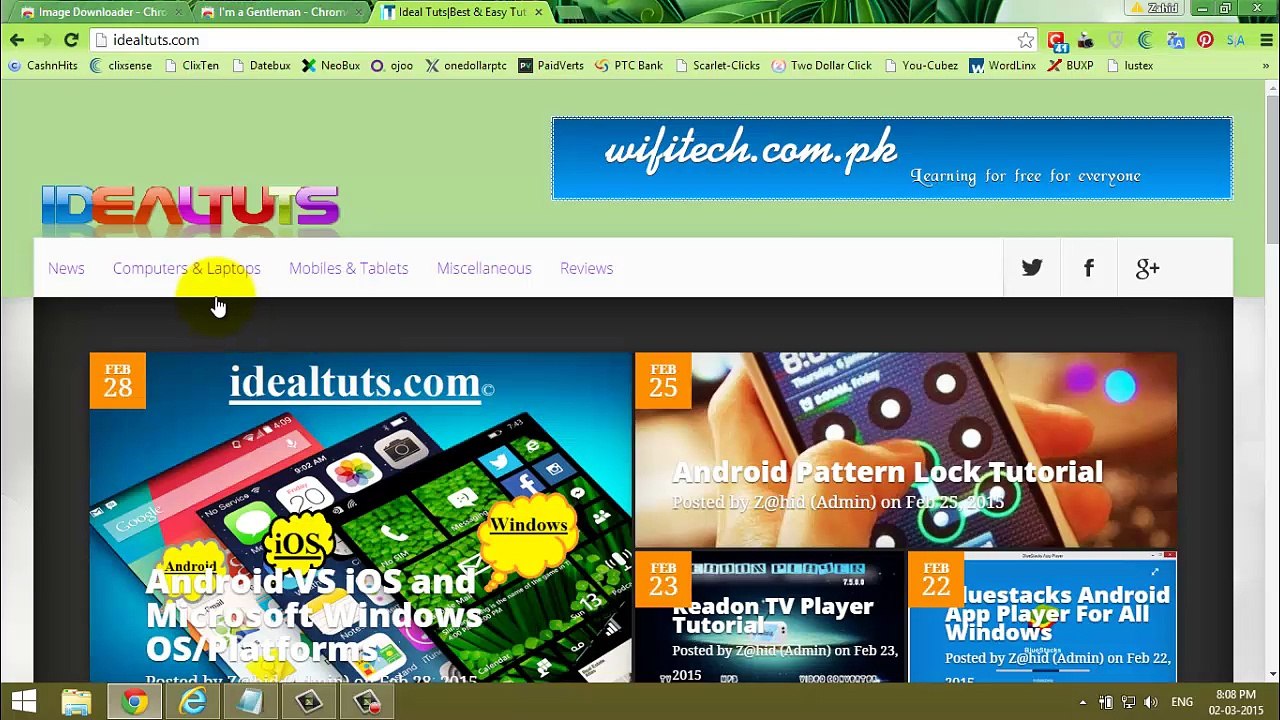 Download all images from any website with one click at once