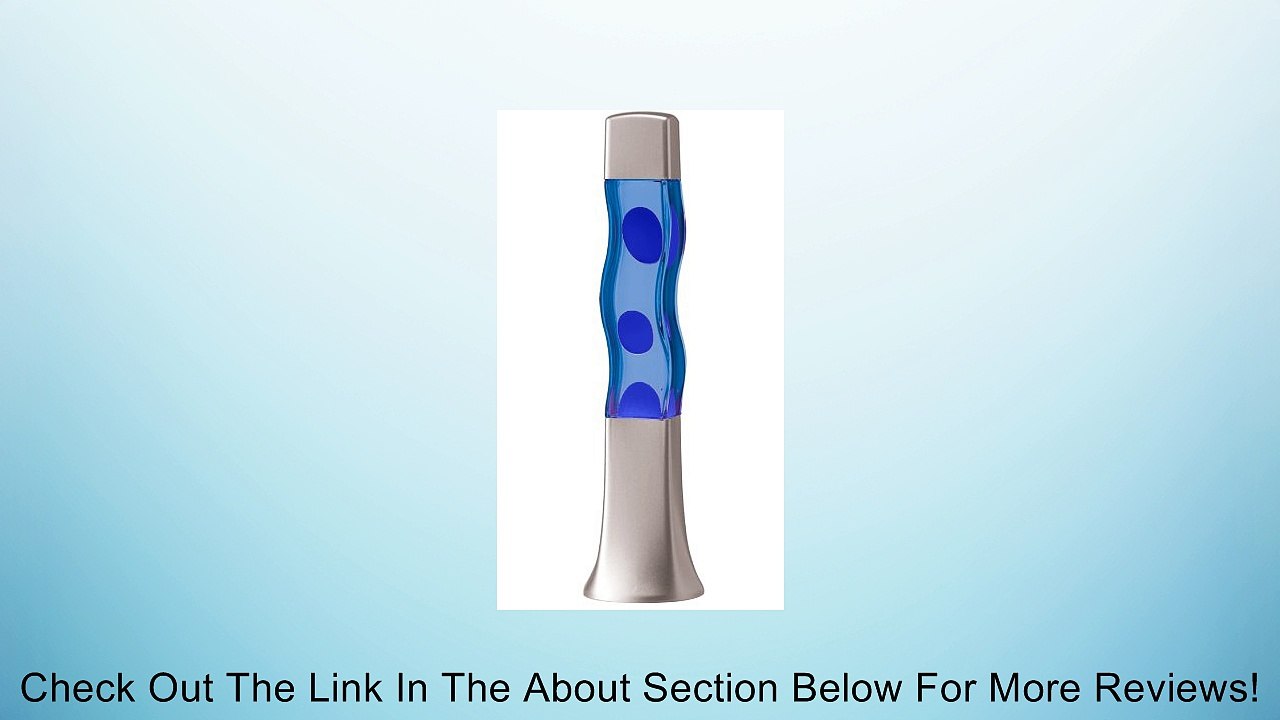 Creative Motion Liquid Groovy S Shape Motion Lamp, Blue Wax/Blue Review