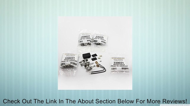 Genuine OEM 330031 (4 PACK) 326800 Whirlpool Kenmore Range Burner Receptacle Kit Review