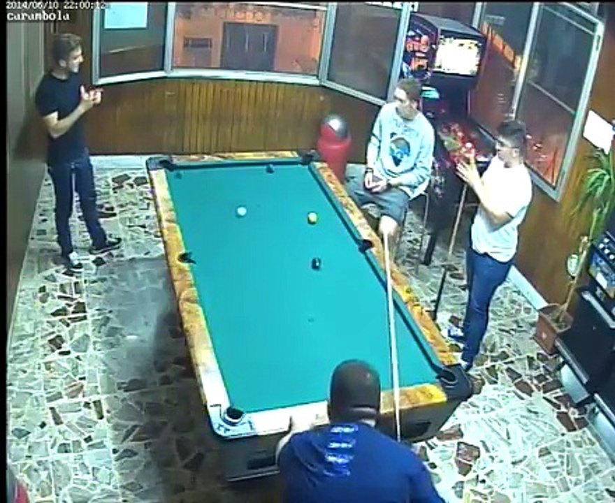 Le joueur de billard le plus chanceux