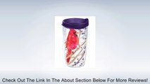 Tervis Cardinal Wrap Tumbler with Purple Lid, 16-Ounce Review
