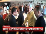 Bülent Arınç 'Çözümün en büyük engeli Selahattin Demirtaş' dedi