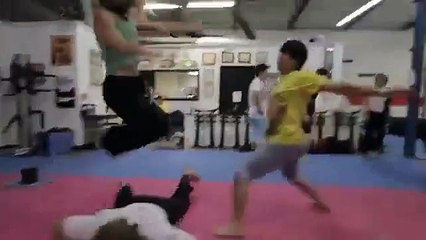 Girl Fight With Boys Awesome