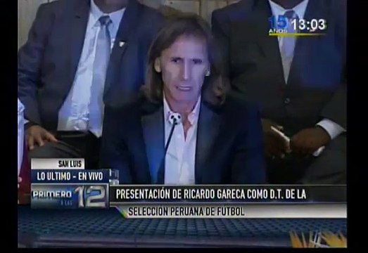 Ricardo Gareca es el nuevo entrenador de Perú: Creo en el futbolista peruano, por eso estoy aquí
