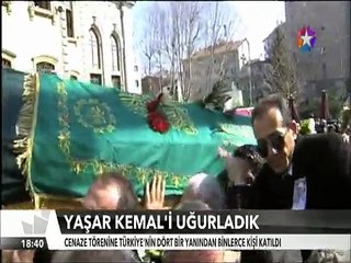 Yaşar Kemal'i uğurladık Cenaze törenine Türkiye'nin dört bir yanından binlerce kişi katıldı