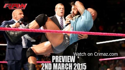 WWE RAW 3-2-15 Full Show Preview (2-3-15) (2nd March 2015)