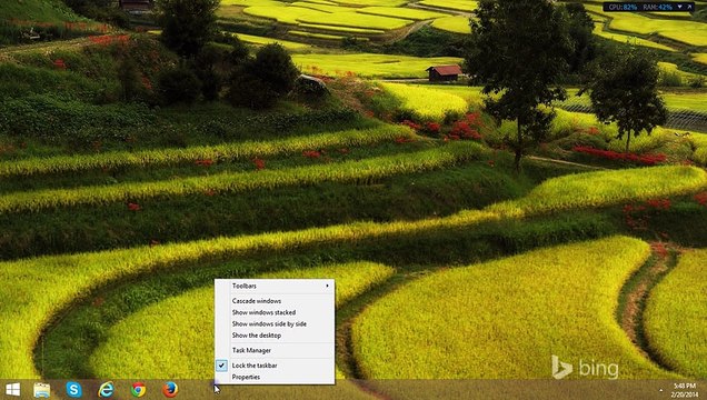 HOW TO CHANGE WINDOWS 8.1 START MENU BACKGROUND