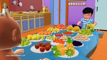 Bolo Bandar - Learn Fruits - 3D Animation Hindi Nursery rhymes for children