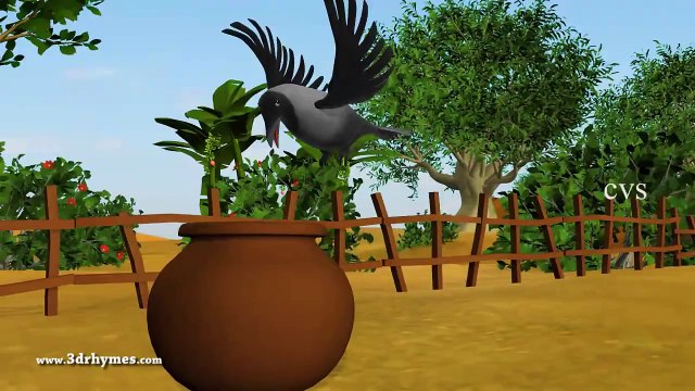 Ek Kauwa Pyaasa tha Poem - 3D Animation Hindi Nursery Rhymes for Children with Lyrics