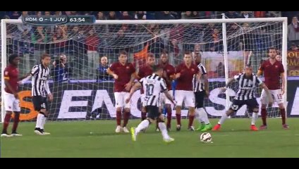 Goal Carlos Tévez - AS Roma 0-1 Juventus - 02-03-2015
