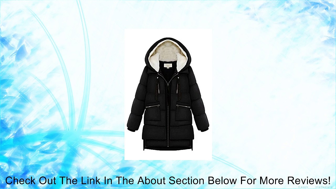 Pink Queen Women's Winter Thicken Outwear Military Overcoat Tassel Zip L-XXXL Review