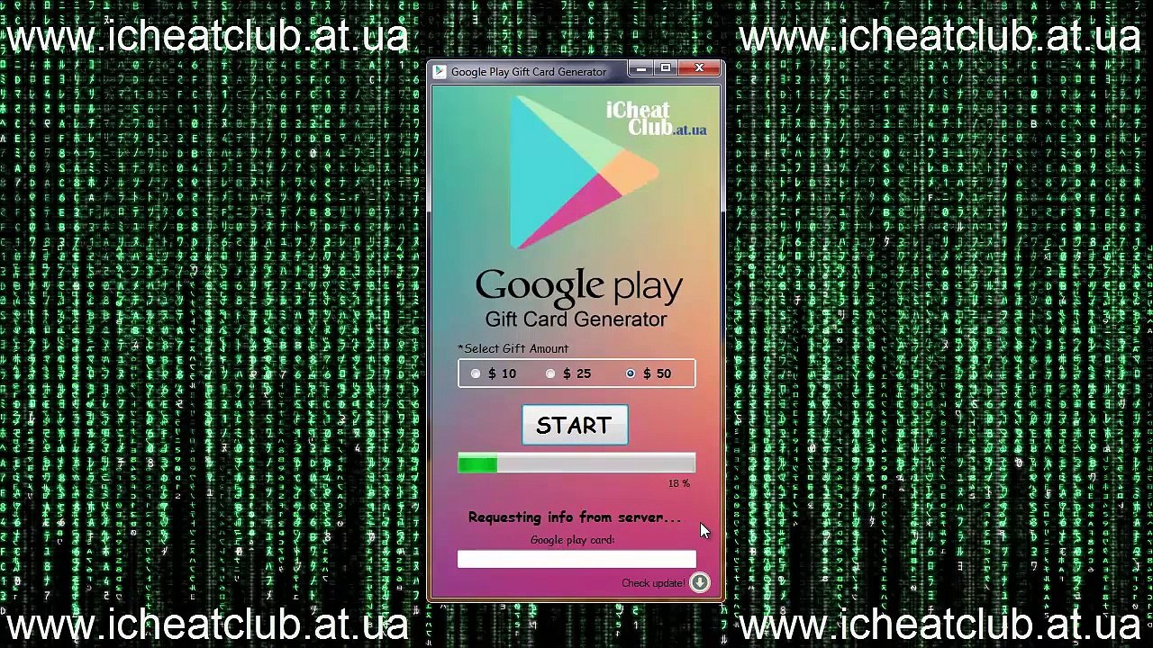 Google Play-Code Gift Card Generator 2015 Deutsch