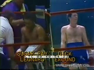 Sugar Ray Leonard fights Dick Eklund
