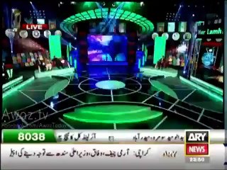 Umer Sharif makes fun of Basit Ali's last night crying in Live Show