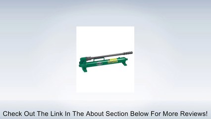 Simplex P41 Hand Pump Single Stage 10,000 PSI Review