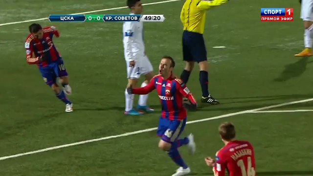 ПФК ЦСКА — Крылья Советов — 1:0. Натхо, 50