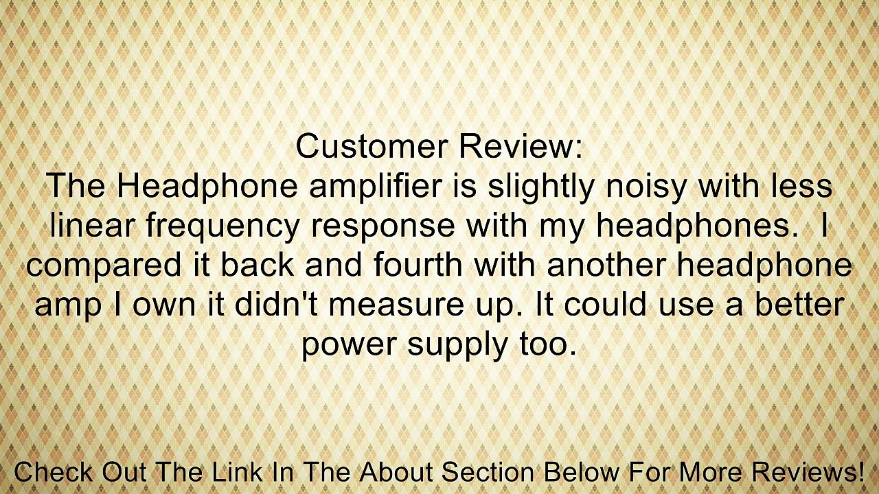 Desktop Headphone Amplifier Review