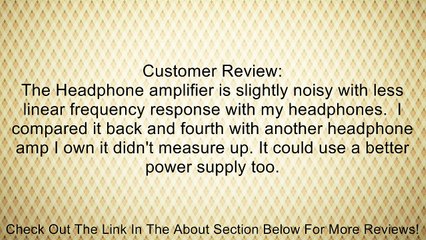 Desktop Headphone Amplifier Review