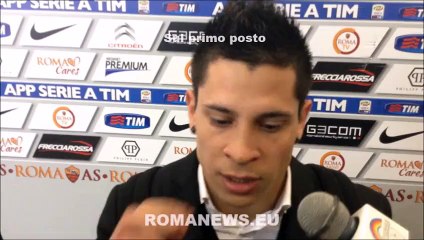 Iturbe in zona mista dopo Roma-Juventus (02022015)