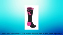TCK Pink Ribbon Awareness Striped Crew Socks (Black/Neon Pink, Small) Review