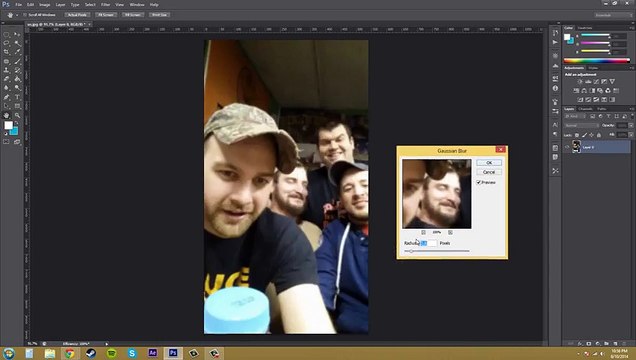 -Photoshop CS6 Tutorial - 80 - Gaussian Blur -
