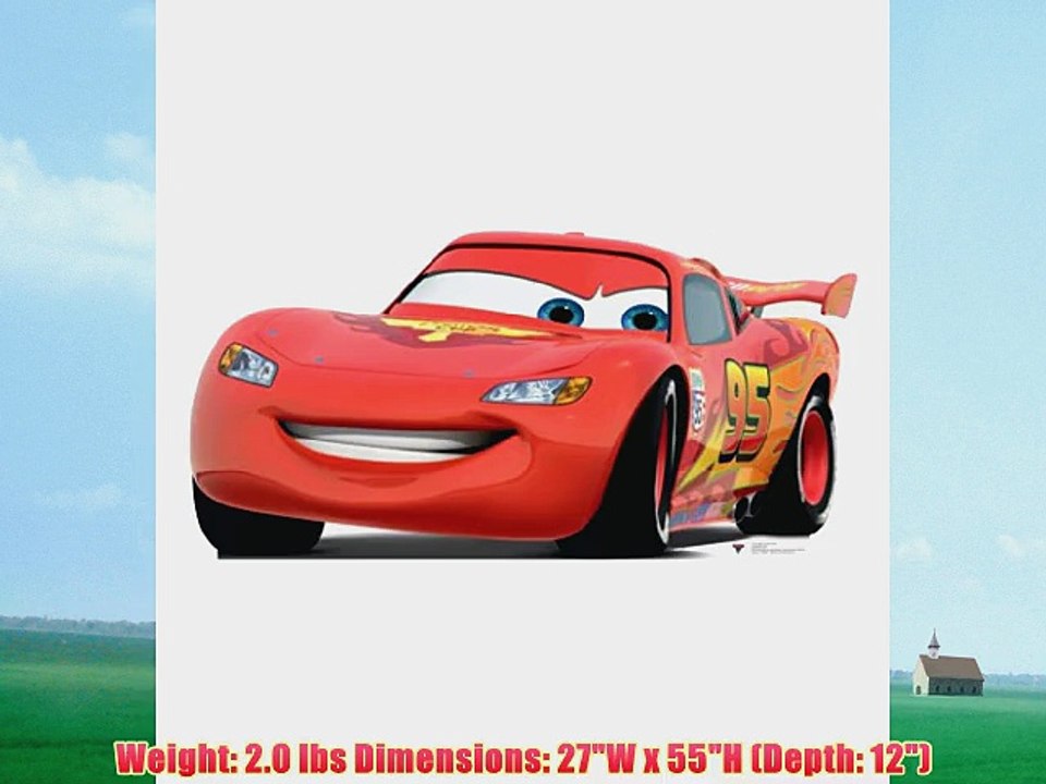Lightning McQueen - Disney Pixar's Cars 2 - Advanced Graphics Life Size Cardboard Standup