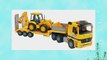 Bruder Toys MB Actros Low Loader Truck with Jcb 4Cx Backhoe Loader