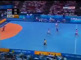 The best goal handball, Greece-Croatia, Kaleb