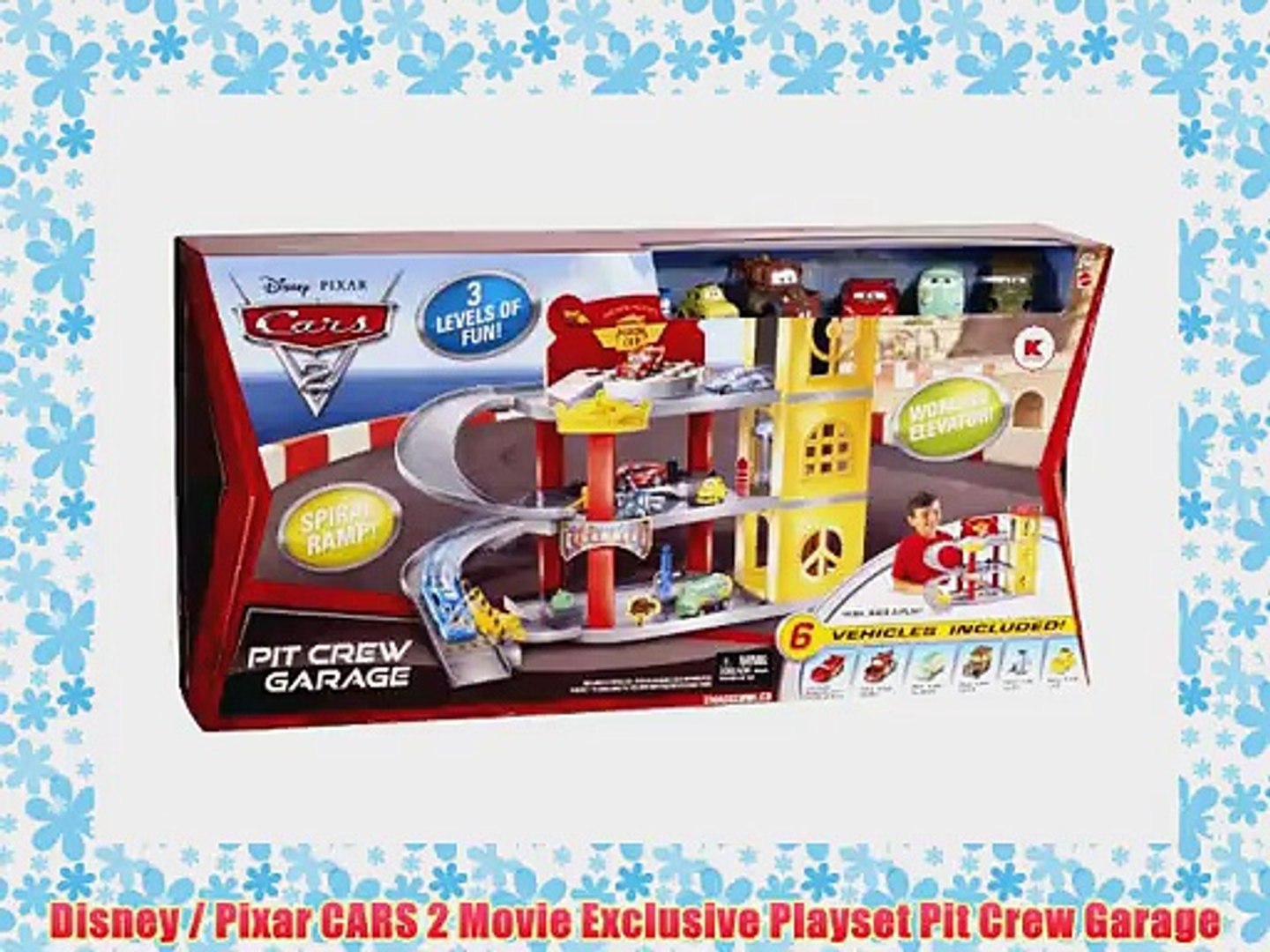 Disney Pixar Cars 2 Movie Exclusive Playset Pit Crew Garage