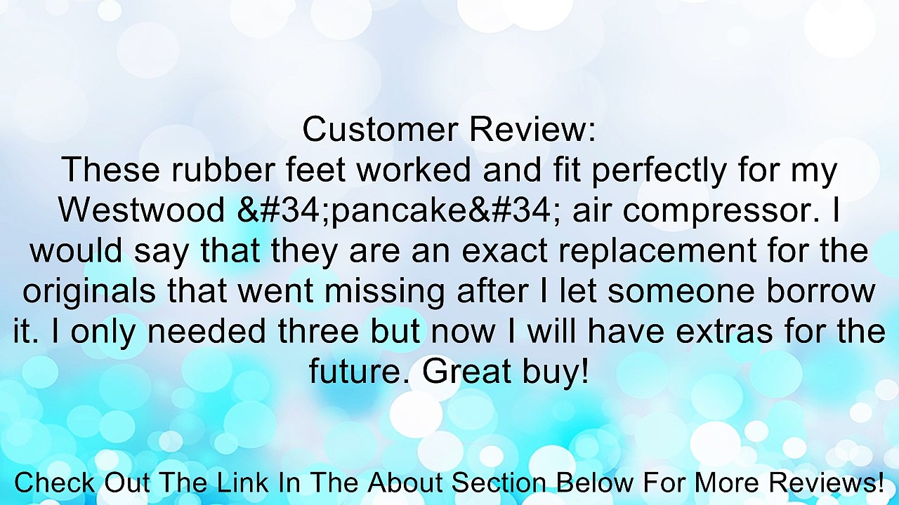 Reliable Hardware Company RH-1606-8-A 1.50-Inch Diameter Rack Rubber Foot/Bumper - Set of 8 Review