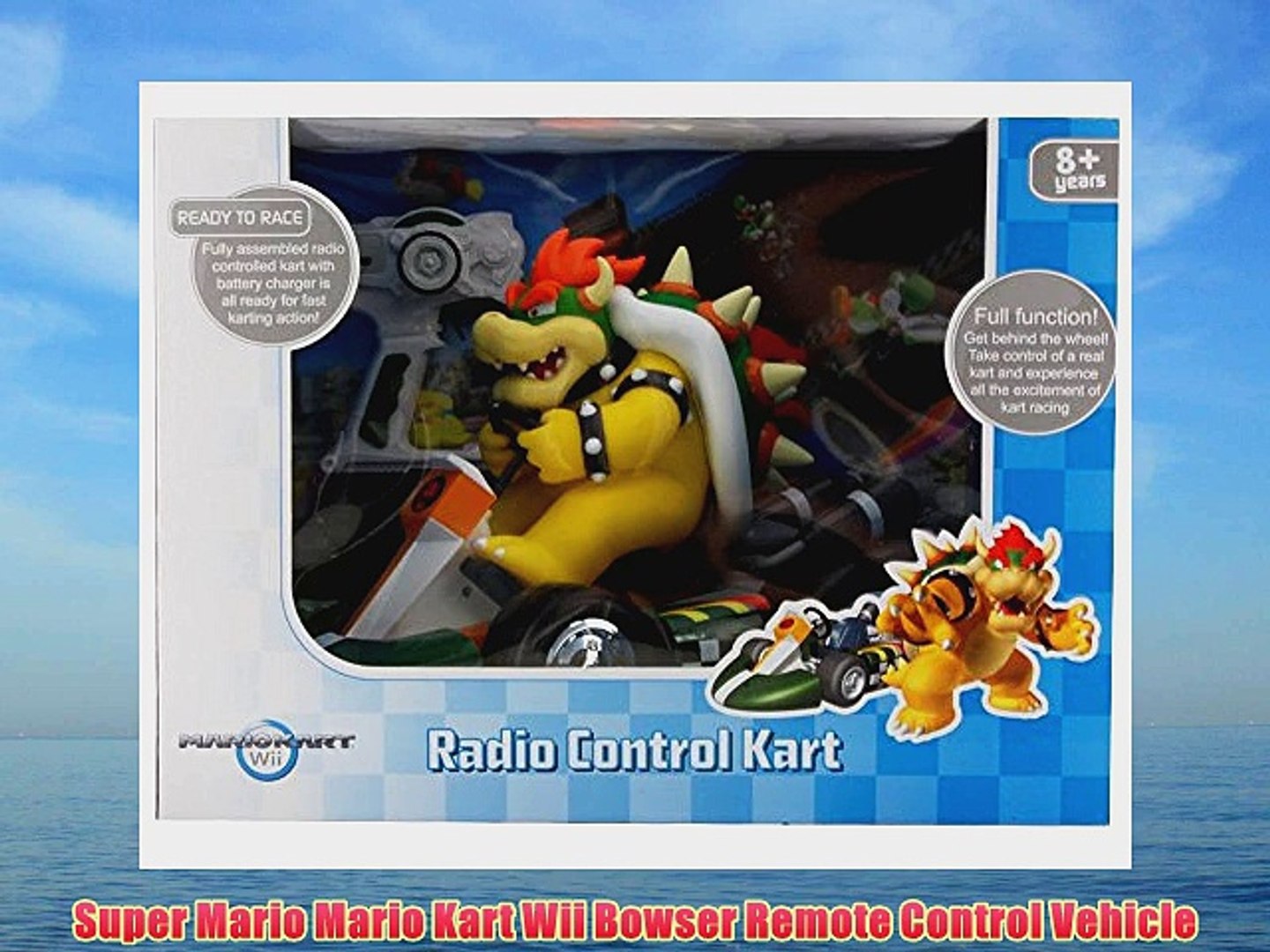 Super Mario Mario Kart Wii Bowser Remote Control Vehicle Video Dailymotion