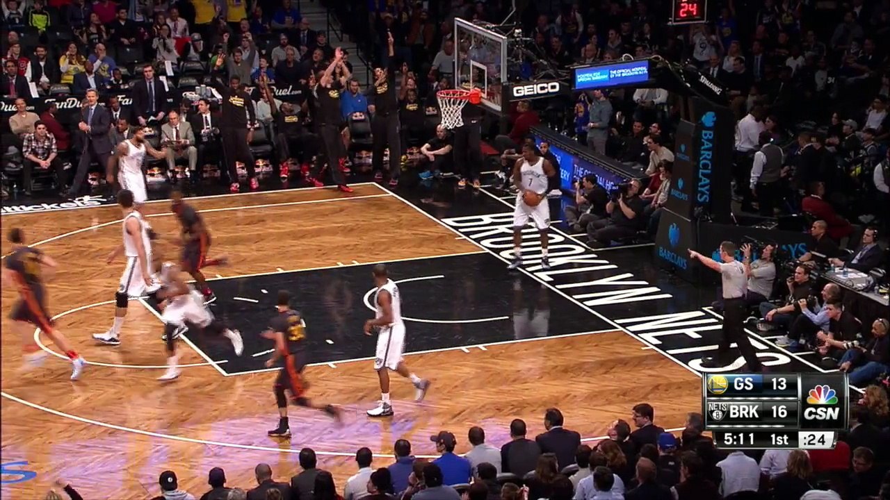 Warriors Fall in Brooklyn 110-108
