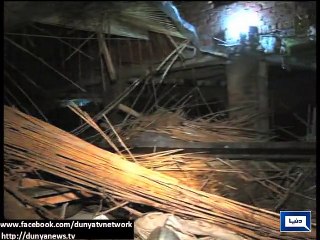 واہ کینٹ عمارت گرنے سے سات افراد جاں بحق , پانچ افراد شدید زخمی