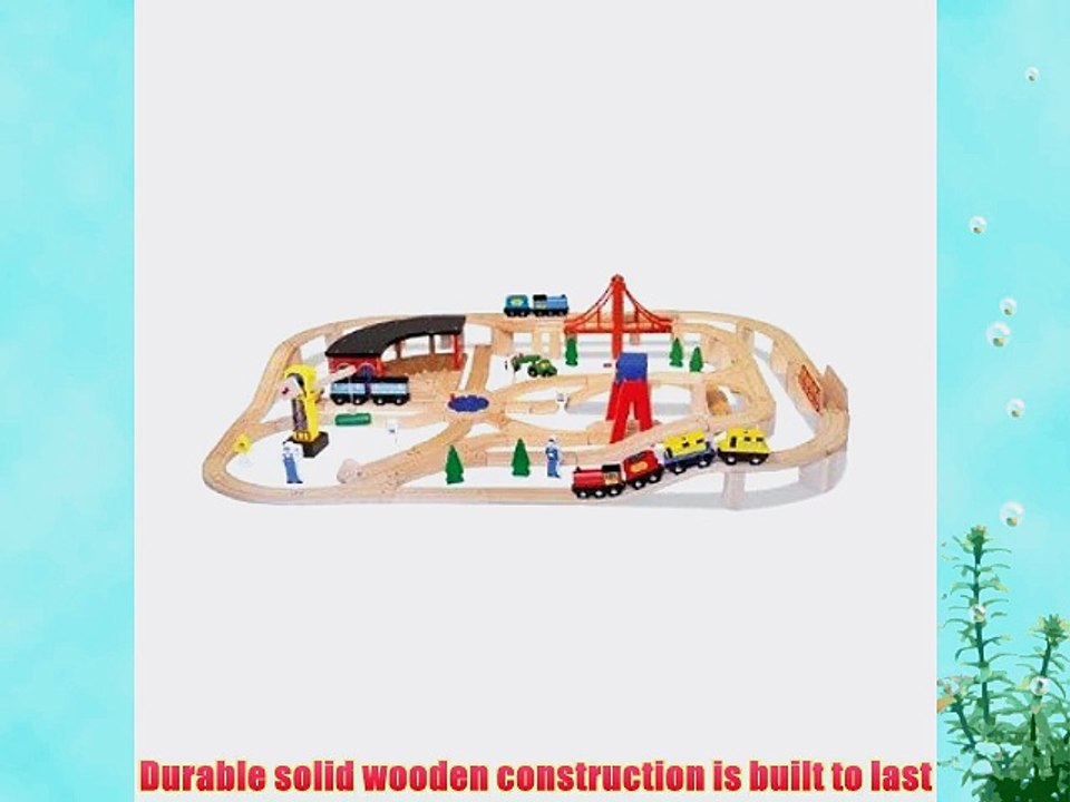 Wooden Railway Set