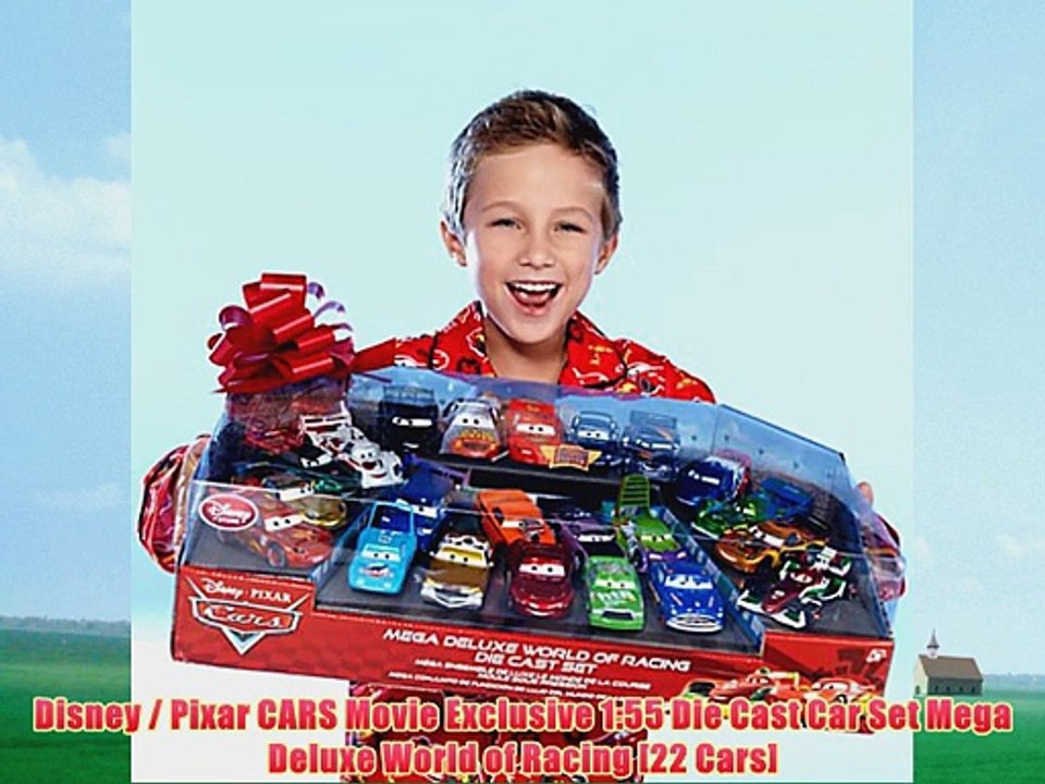 Disney / Pixar CARS Movie Exclusive 1:55 Die Cast Car Set Mega Deluxe World of Racing [22 Cars]