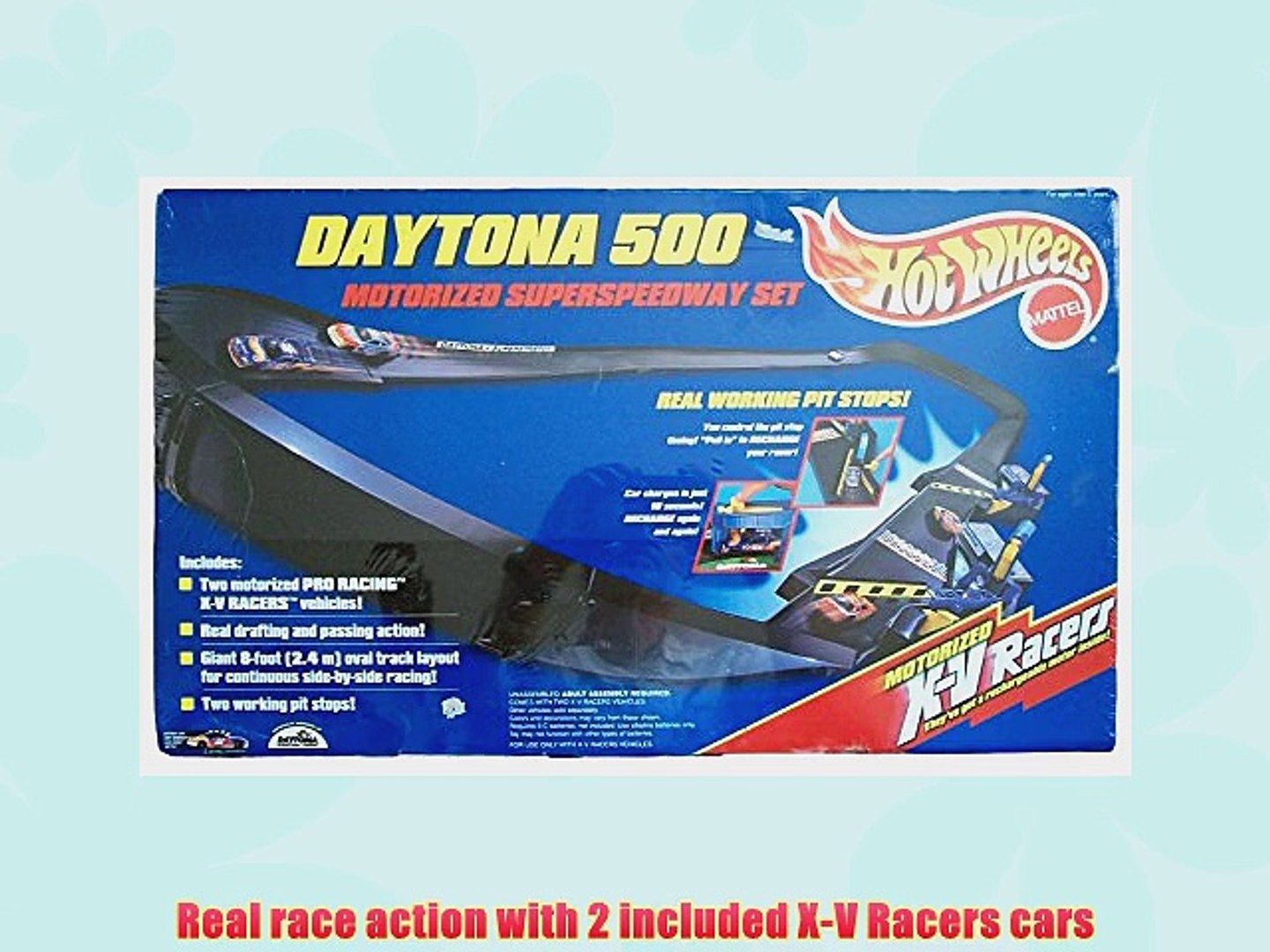 Hot Wheels Nascar X-V Racers Daytona 500 Motorized SuperSpeedway. Includes  2 XV Racer Nascar - video Dailymotion