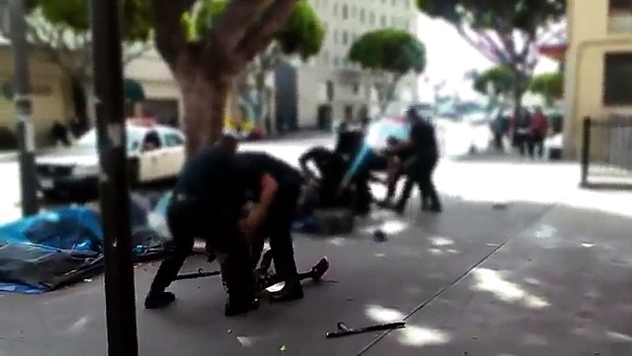 Watch: Extended footage of LAPD shooting video
