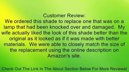 Cal Lighting SH-1074 9-1/4-Inch Side Kraft Paper Shade Review