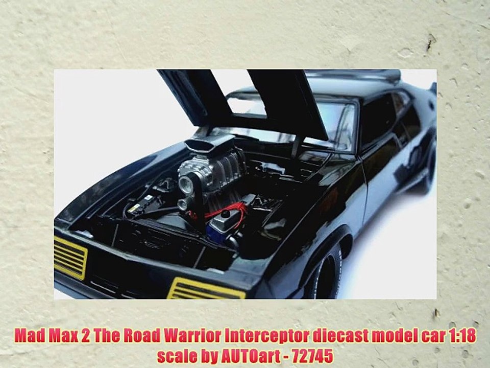 Mad Max 2 The Road Warrior Interceptor diecast model car 1:18 scale by AUTOart - 72745