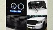 Ford F150 F 150 Black Halo Led Projector Headlights Black Grill Grille