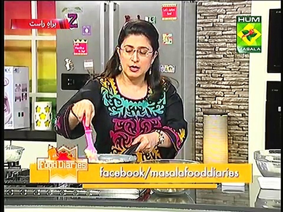 Food Diaries With Zarnak Sidhwa Cooking Show on Hum Masala Tv 2nd March 2015